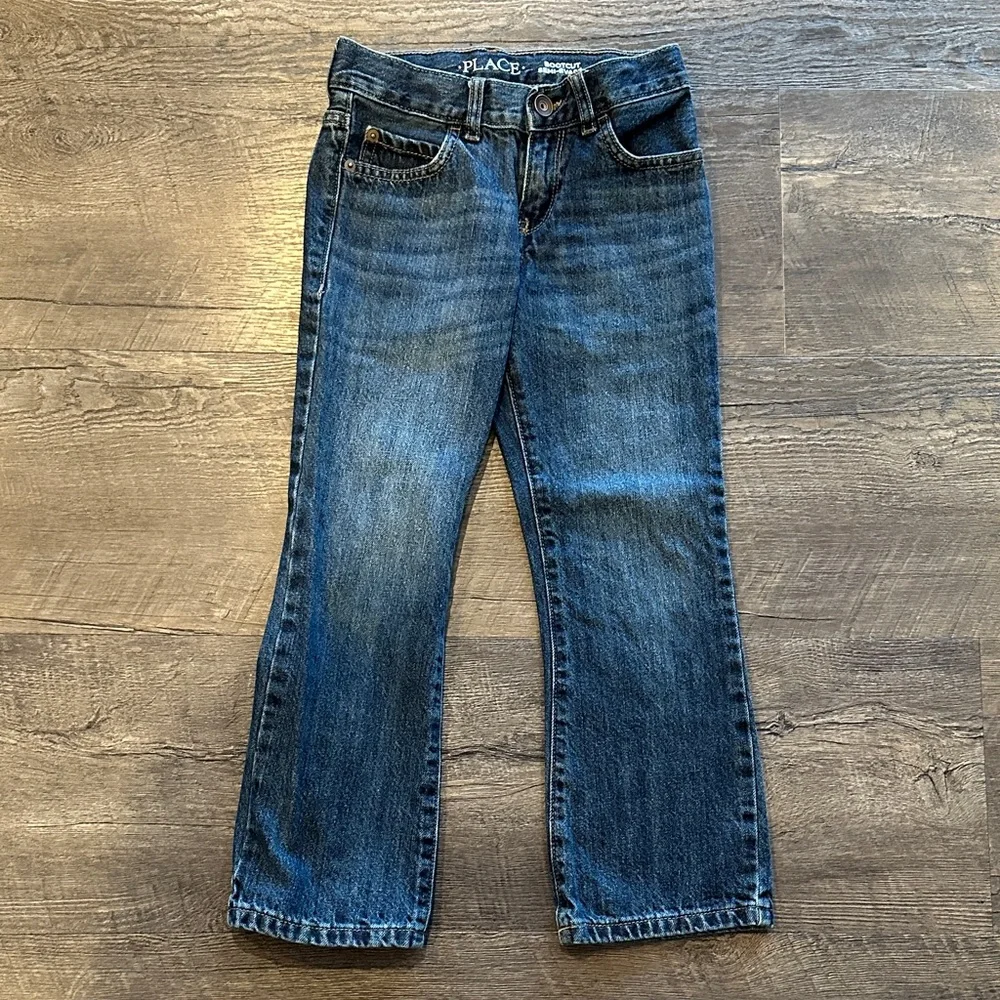 The Children’s Place Little Boy 6 Darkwash‎ Bootcut Jeans